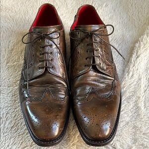 Jeffry west Men’s Lemmy wingup Oxford Dress shoes size 9.5 Made for n Italy